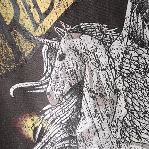 SOLD OUT Ride Until Dusk Unicorn Graphic Boho Tee - Picture 4 of 4